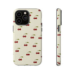 Beige Cherry iPhone Case