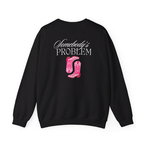 Somebody's Problem Crewneck Sweatshirt Black