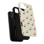 Beige Cherry iPhone Case