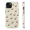 Beige Cherry iPhone Case