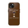 More Espresso Less Depresso iPhone Case Brown