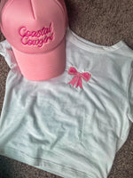 Baby Pink Costal Cowgirl Trucker Hat