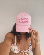 Baby Pink Costal Cowgirl Trucker Hat